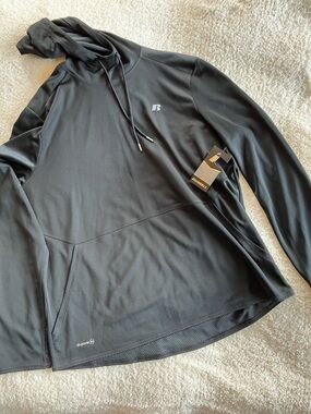 Russell Athletic Black Hooded Pullover